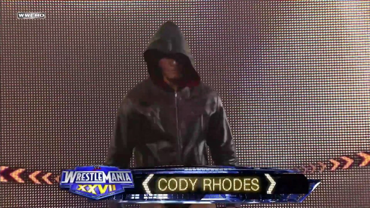 Cody Rhodes Entrance WrestleMania 27