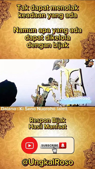 Respon bijak hasil baik