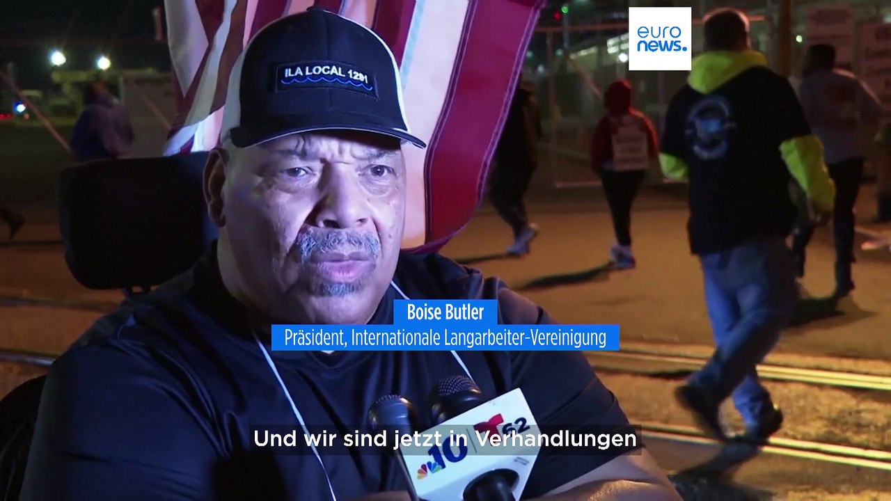 Hafenarbeiter von Maine bis Texas streiken