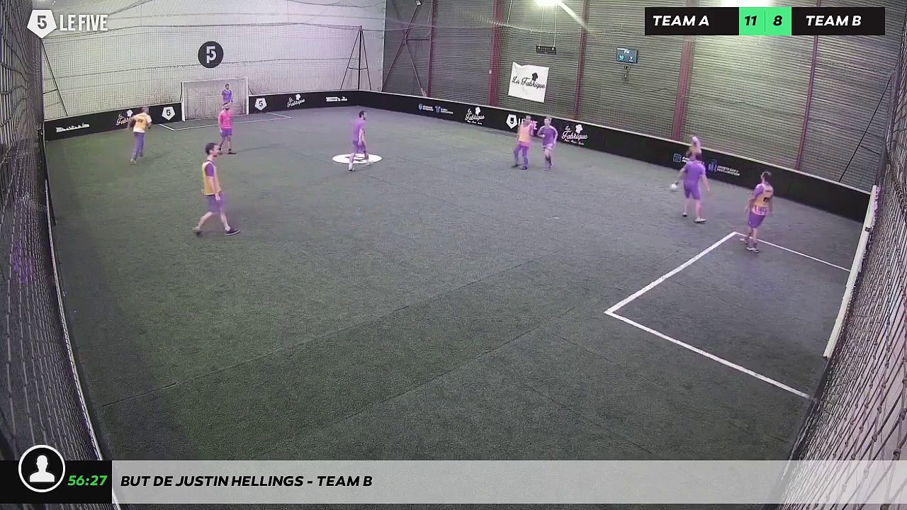 But de Justin Hellings - Team B