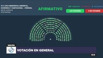 La Cámara de Diputados declaró la emergencia ambiental con 218 votos a favor y ninguno en contra