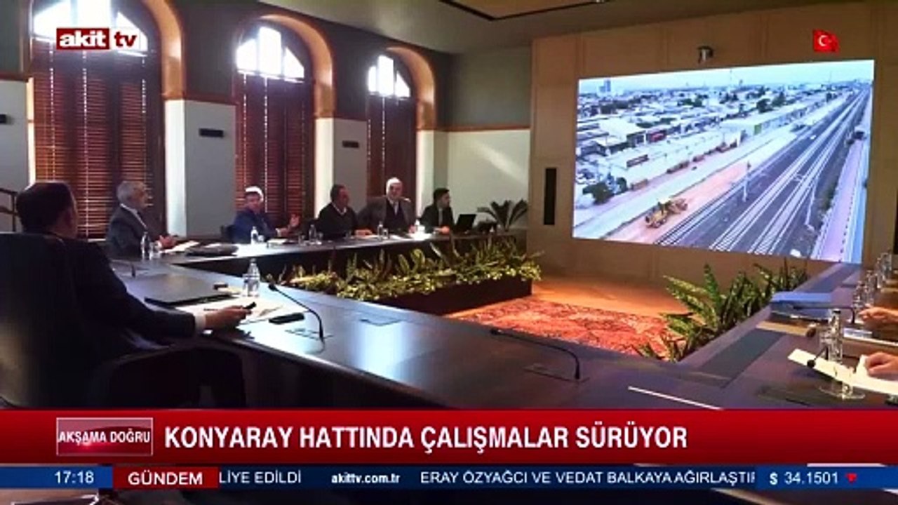Konyaray hattında çalışmalar sürüyor