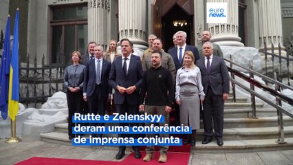 Ucrânia está mais próxima do que nunca da NATO, afirma Mark Rutte durante visita a Kiev