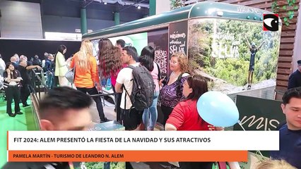 FIT 2024: Alem presentó la Fiesta de la Navidad y sus atractivos