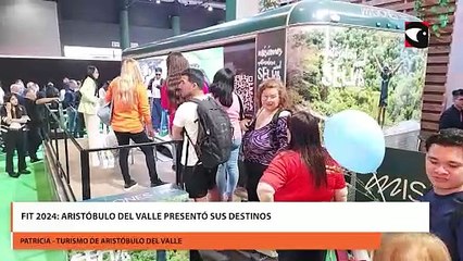 FIT 2024: Aristóbulo del Valle presentó sus destinos
