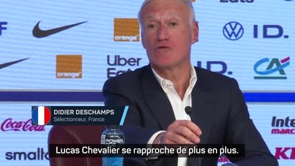 Bleus - Deschamps : "Chevalier se rapproche de plus en plus"