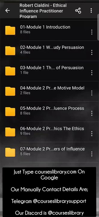 Robert Cialdini course -  Ethical Influence Practitioner Program