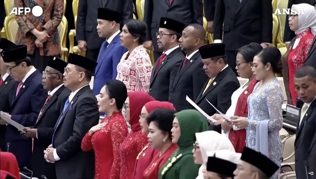 Indonesia, 580 membri della Camera dei rappresentanti prestano giuramento