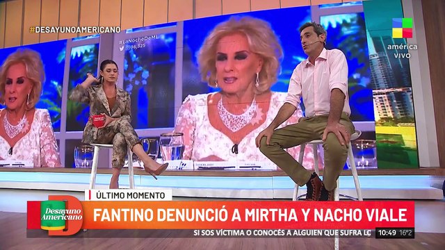 Alejandro Fantino denuncia a Mirtha Legrand y Nacho Viale