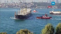 İstanbul Boğazı'nda iki gemi çarpıştı!