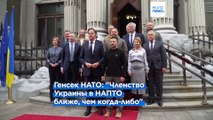 Генсек НАТО Марк Рютте встретился с президентом Украины Владимиром Зеленским в Киеве