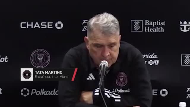 Inter Miami - Martino heureux pour Messi