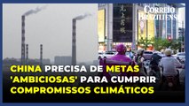 Relatório diz que China deve fixar metas 'ambiciosas' para reduzir emissões de carbono