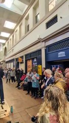 Maximo Park perform at Grainger Market