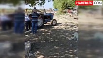 Sulama Kanalına Düşen İneği İtfaiye Kurtardı