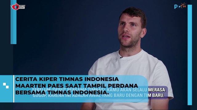 Maarten Paes Cerita Saat Tampil Perdana Bersama TImnas Indonesia