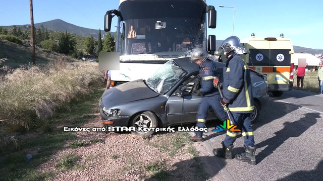 Σοβαρό τροχαίο στην Αγία Παρασκευή Λαμίας