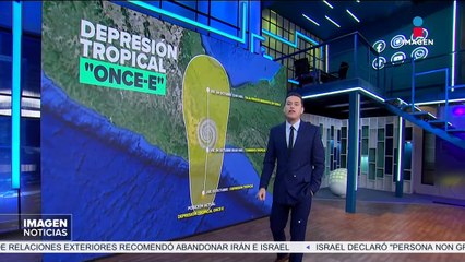 La depresión tropical “Once-E” tiene en alerta máxima al estado de Oaxaca