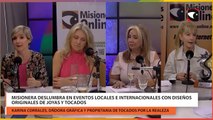 Misionera deslumbra en eventos locales e internacionales con diseños originales de joyas y tocados