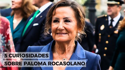 Cinco curiosidades que no sabías sobre Paloma Rocasolano