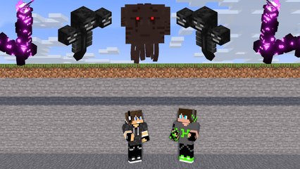 YERALTINA SAKLANDIK DÜNYAYI CANAVARLAR ELE GEÇİRDİ | MİNECRAFT PARODİLERİ | HAN KANAL GİTO