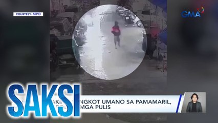 Video herunterladen: Lalaking sangkot umano sa pamamaril, hinabol ng mga pulis | Saksi