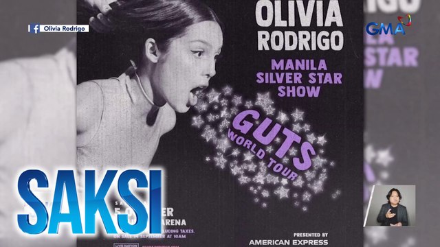 Fil-Am pop star Olivia Rodrigo, nasa bansa na para sa Manila Silver Star Show ng kanyang Guts World Tour | Saksi