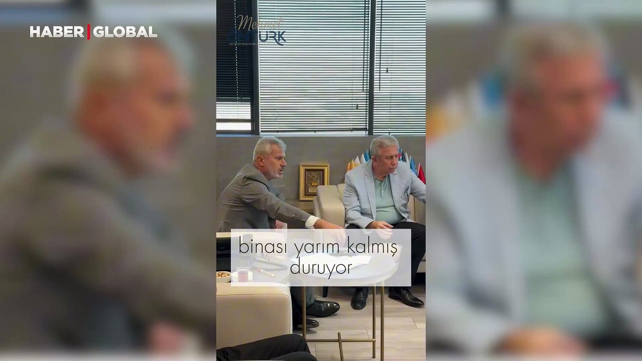 Ankara Büyükşehir Belediye Başkanı Mansur Yavaş'tan Hatay Büyükşehir Belediye Başkanı Mehmet Öntürk'e ziyaret