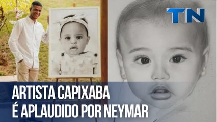 Artista Capixaba Surpreende Neymar com Desenho de Mavie ✍️