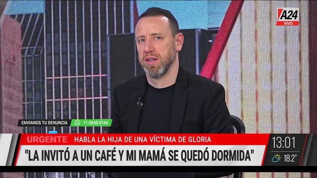 HABLA LA HIJA DE UNA VÍCTIMA DE GLORIA, LA VIUDA NEGRA