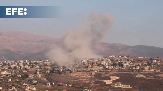 Continúan los ataques aéreos de Israel sobre el sur de Líbano