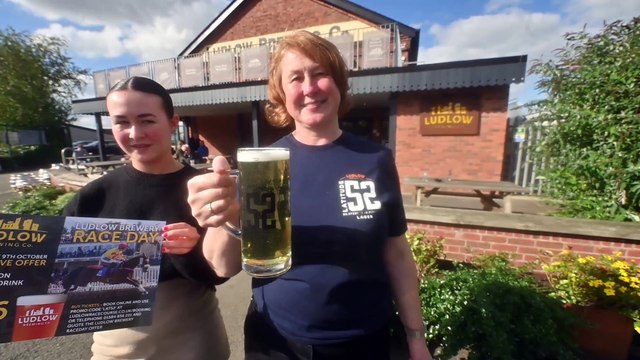 Ludlow Brewery are getting ready for there annual Ludlow Race Course day.