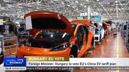 Hungary pushes on with EV plants despite looming tariff clouds