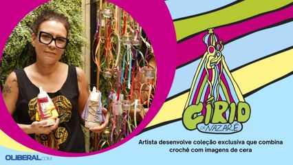 Artista desenvolve coleção exclusiva que combina crochê com imagens de cera