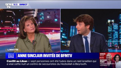 Proche-Orient: "J'ai l'impression que la France est prisonnière de vieux schémas", estime Anne Sinclair