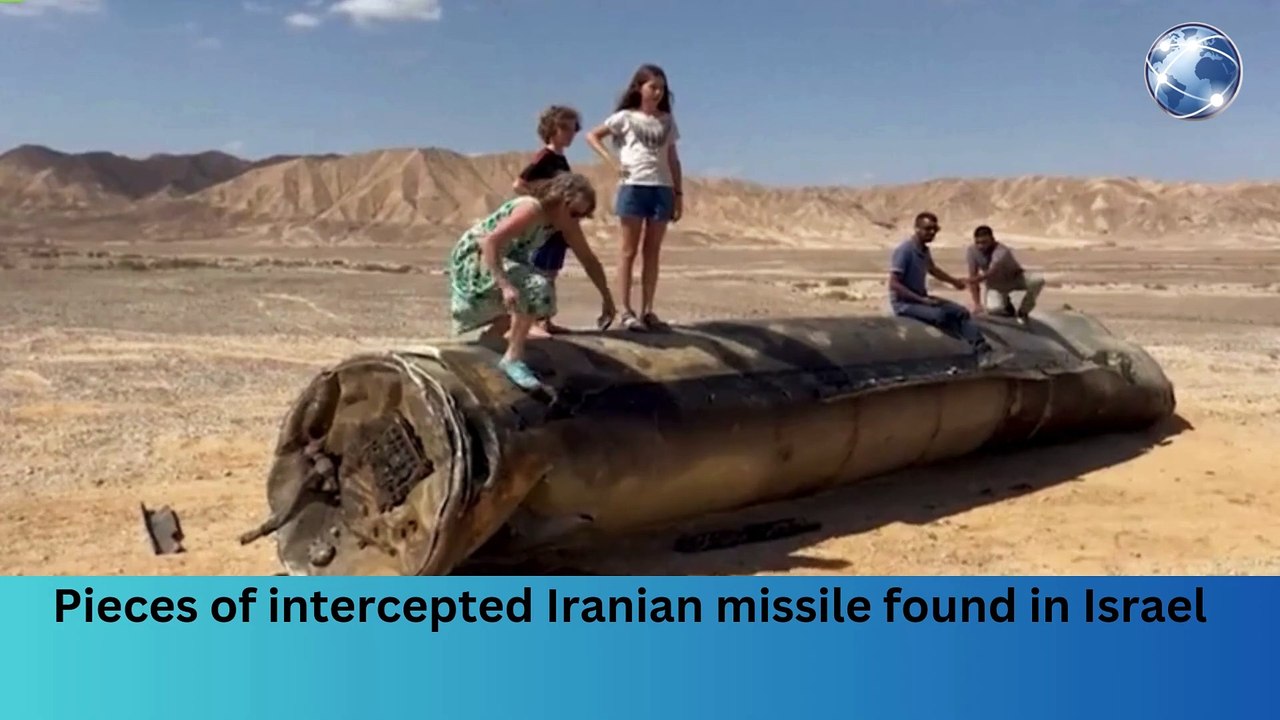 Pieces of intercepted Iranian missile found in Israel ’#breakingnews #worldnews #news