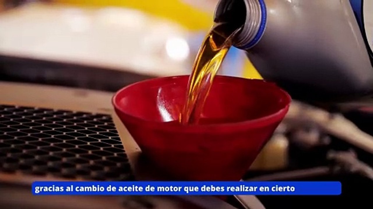 Cambio de aceite de motor; un mantenimiento preventivo