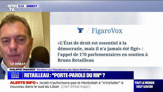 Philippe Tabarot (sénateur LR): Bruno Retailleau est particulièrement malmené depuis qu'il est arrivé dans cette fonction de ministre de l'Intérieur