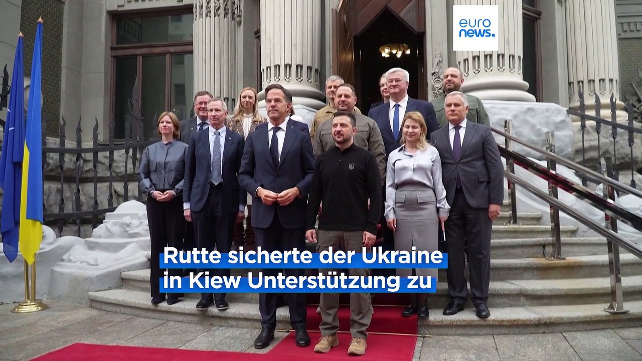 NATO-Chef Rutte in Kiew: Ukraine ist der NATO 'näher als je zuvor'