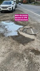 nids-de-poule CPE Soleil Souriant