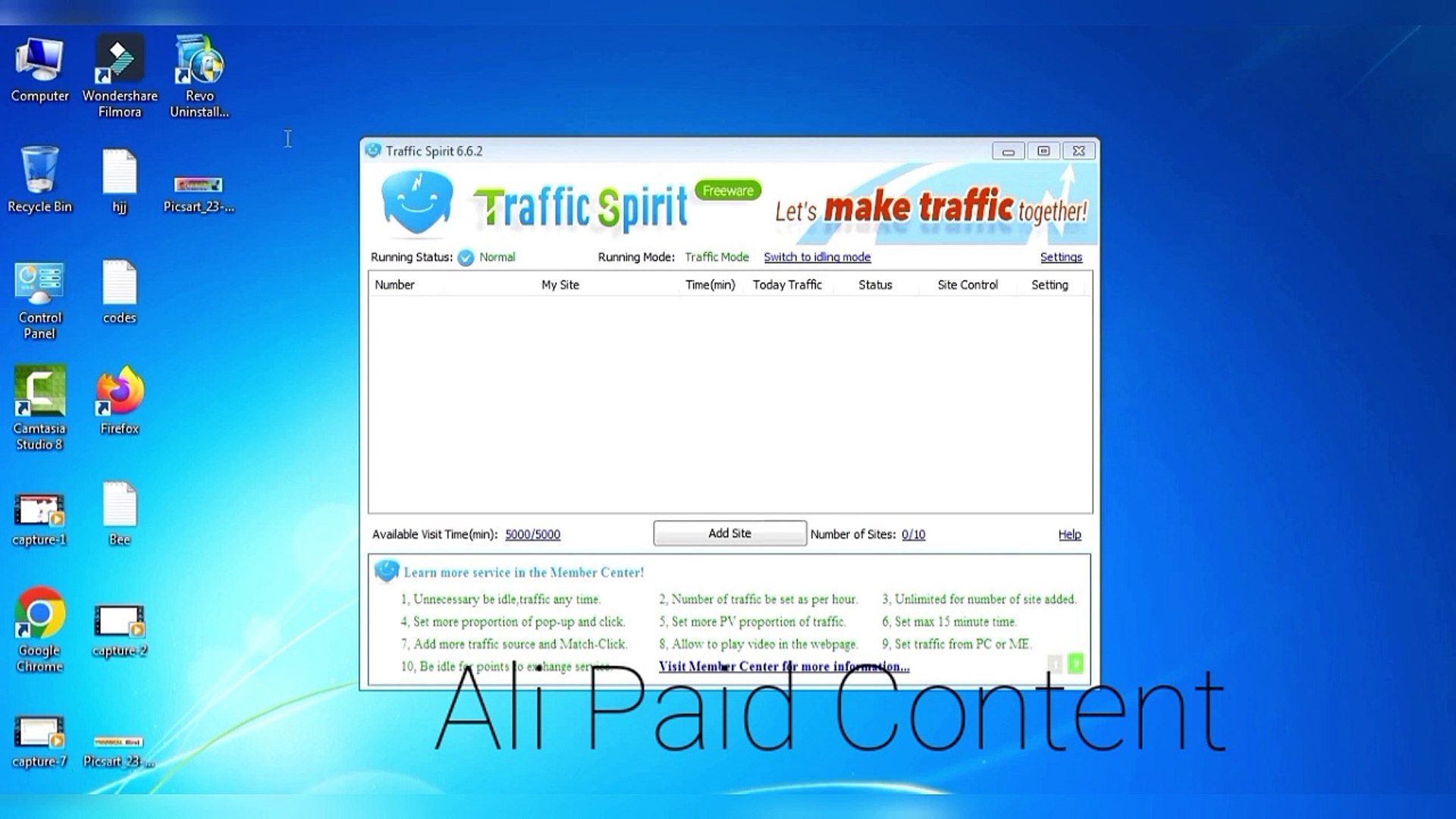 ⁣How to Use Website Traffic Free Software By QMS