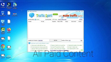 How to Use Website Traffic Free Software By QMS