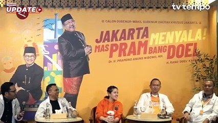 Cak Lontong Pastikan Pramono-Rano Tak Serang Paslon Lain Saat Debat