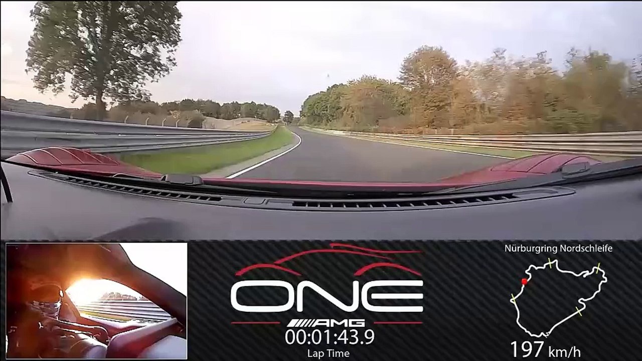 Record du tour sur le Nürburgring-Nordschleife de l'hypercar Mercedes-AMG One en 6:29.090 min