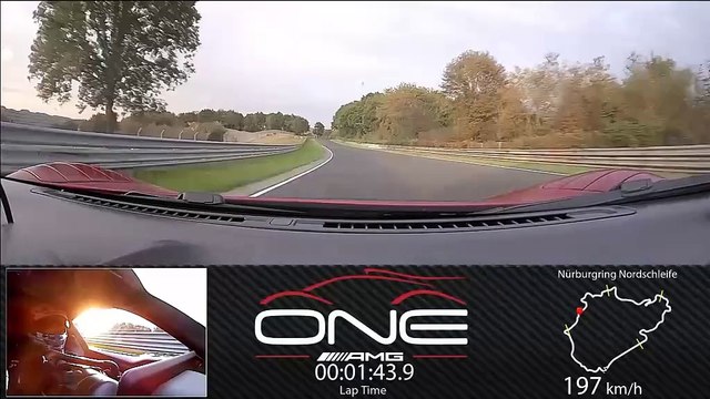 Record du tour sur le Nürburgring-Nordschleife de l'hypercar Mercedes-AMG One en 6:29.090 min