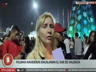 Carabobo | Con alegría y felicidad familias disfrutan del encendido de la navidad