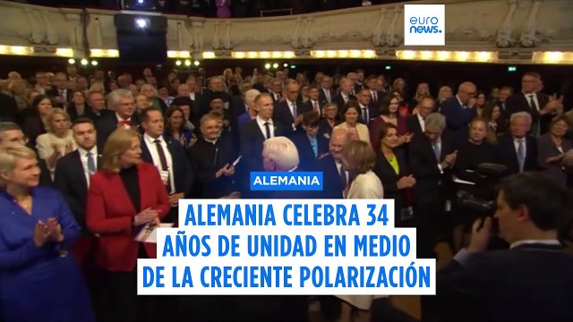 Una Alemania políticamente dividida celebra los 34 años de la reunificación