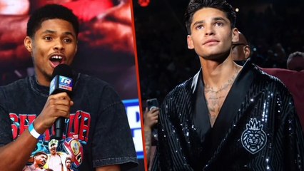 Ryan García llama vago a Shakur Stevenson