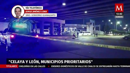 Secretario de gobierno de Guanajuato expone la jornada violenta que azota al estado