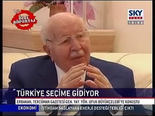 Prof.Dr.Necmettin Erbakan - Tercüman Gazetesi Röportajı - Skyturk 5 Temmuz 2007